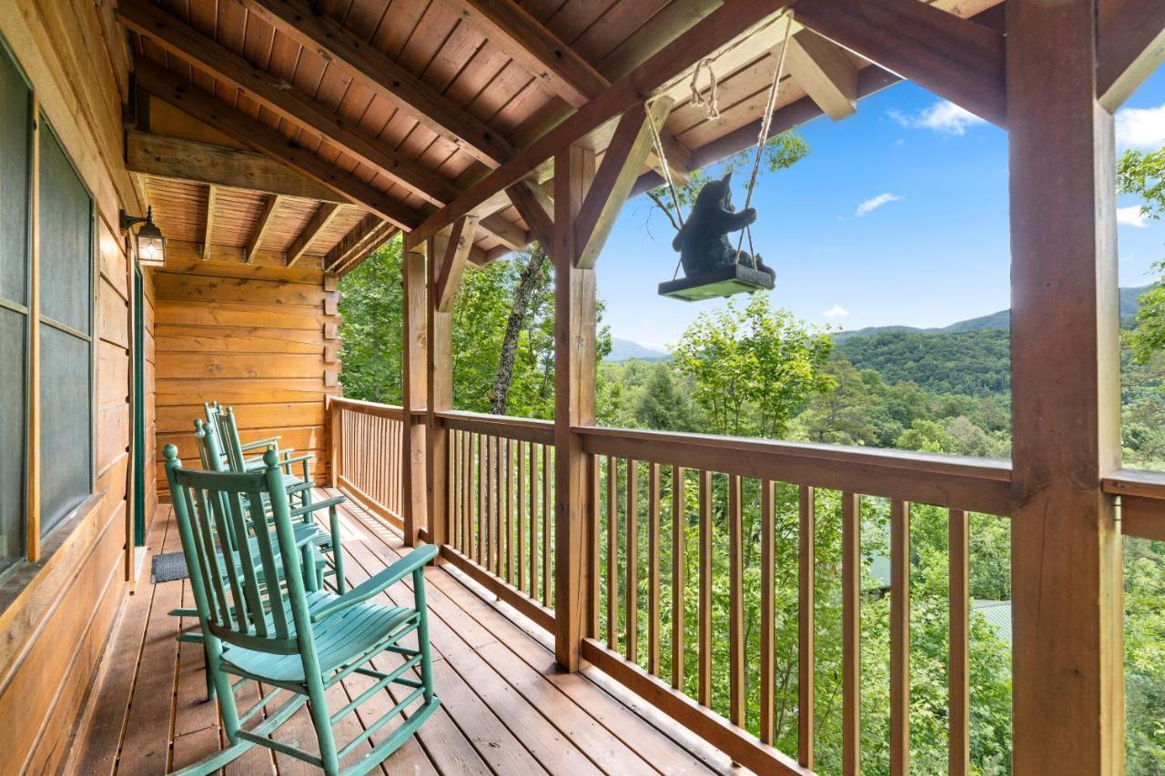 Mountain View 5 Bdrm Gatlinburg Cabin Near Downtown Arts Exterior foto