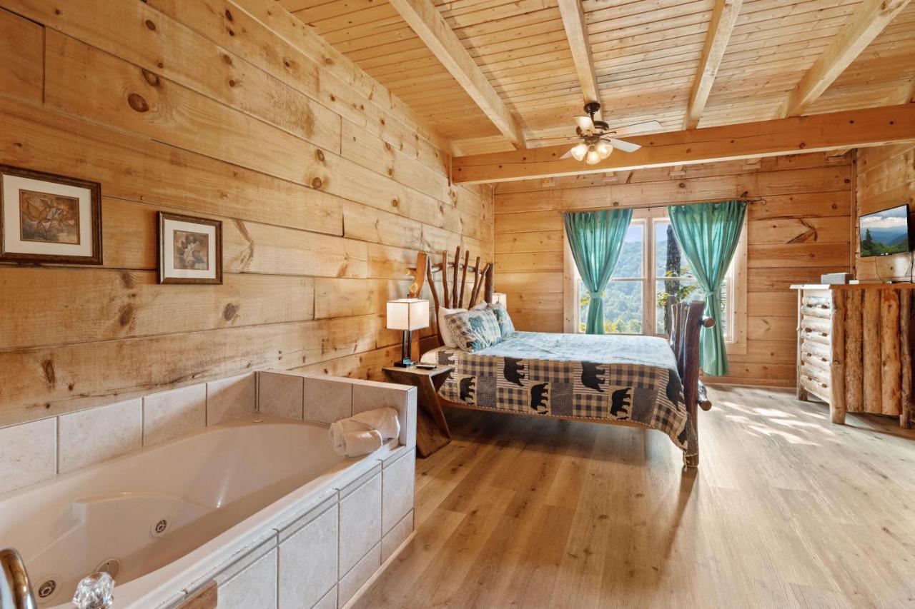 Mountain View 5 Bdrm Gatlinburg Cabin Near Downtown Arts Exterior foto